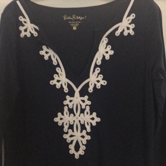 NWOT Lilly Pulitzer Marina 3/4 Sleeve TShirt Dress - Picture 5 of 6